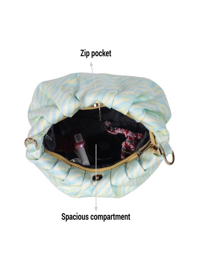 Mochi Women's Yellow Casual Sling Bag (66-495) - Image 5